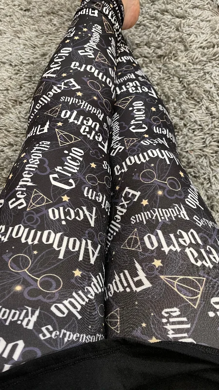 Knowledge is Power Leggings Disco