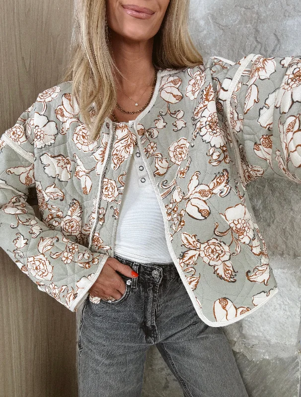 Posie Floral Jacket Confident Women's High - fashion