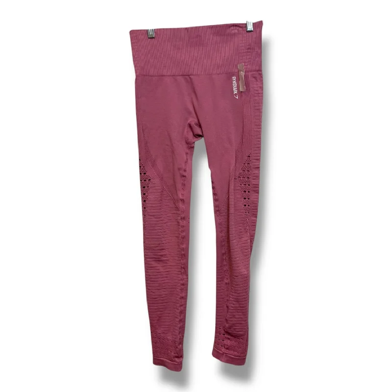 Athletic Leggings By Gym Shark In Rose, Size: S Minimalist Women's Casual