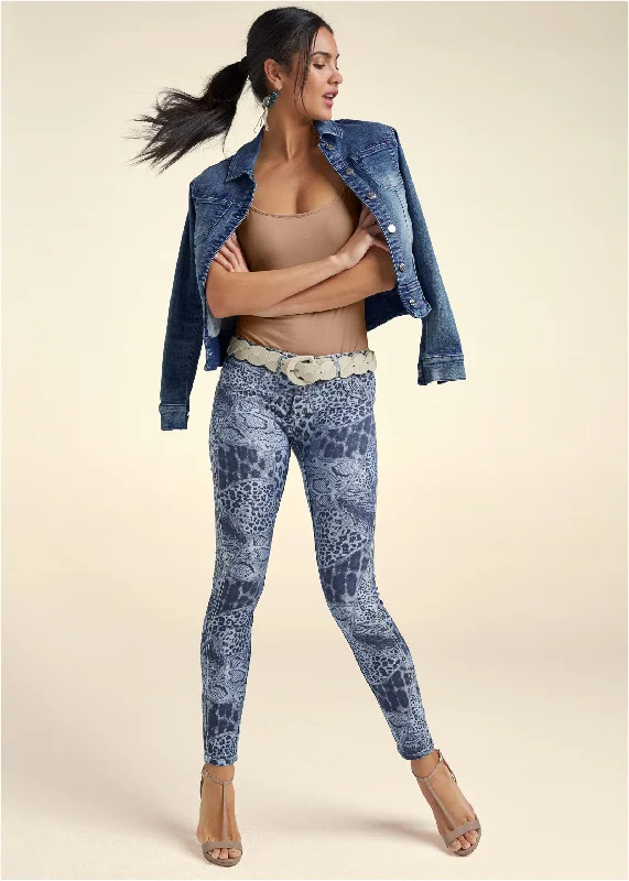 Reversible Jeans - Denim Blue Confident Women's Power