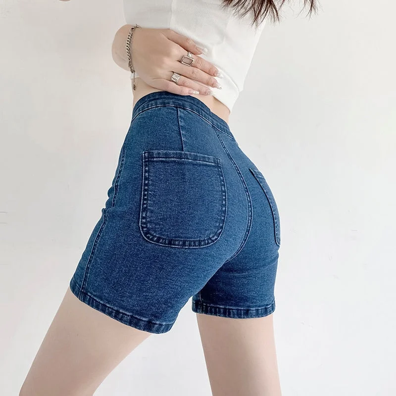 KittenAlarm - Women Shorts Sexy Jeans Peach 2024 Summer New Mini Elegant Lady Skinny Denim Shorts Female Casual Cycling Short Harajuku British Gentlewoman Style KittenAlarm - Women Shorts Sexy Jeans Peach 2024 Summer New Mini Elegant Lady Skinny Denim Shorts Female Casual Cycling Short Harajuku British Gentlewoman Style
