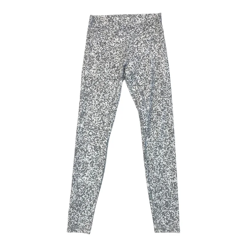 Athletic Leggings By Cmc In Grey & White, Size: L Bohemian Women's Free