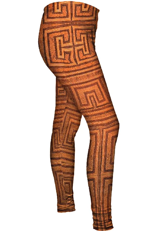 African Tribal Kuba Cloth Labyrinth Laid - back Women's Vibe