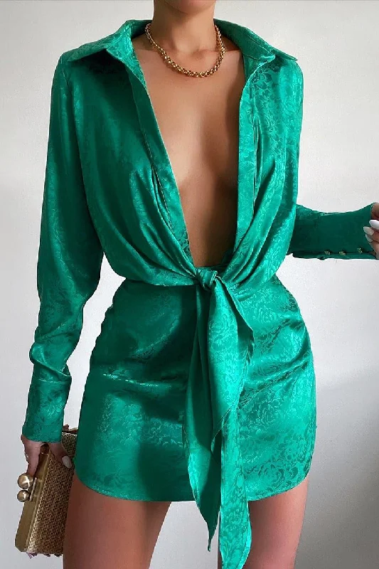 Rubs Dress - Emerald British Gentlewoman Style
