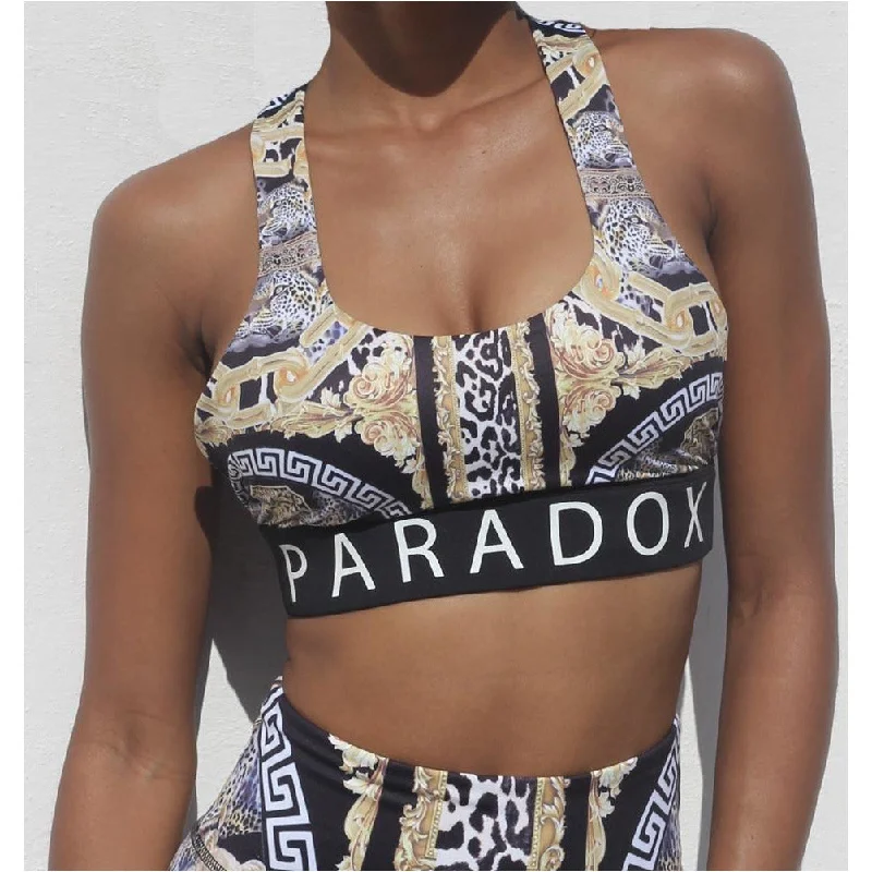 Luxe Animal Print Sports Bra Refined Women's 