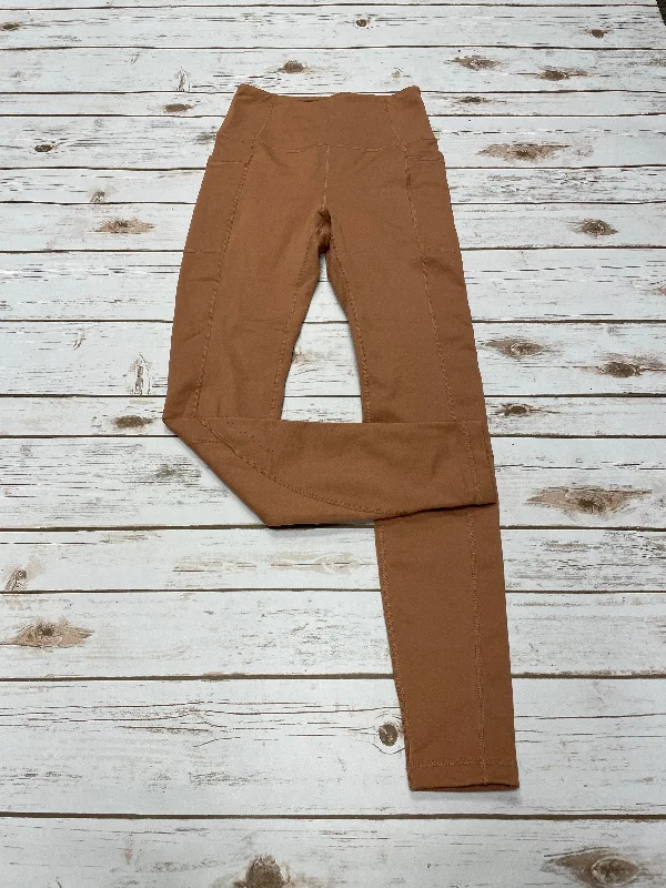Athletic Leggings By Mondetta In Bronze, Size: Xs Trendy Women's Oversized