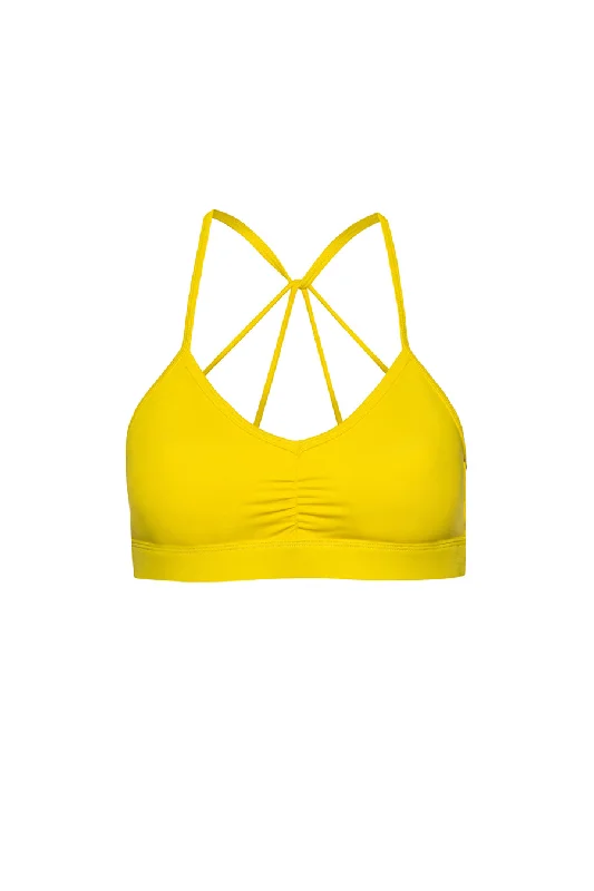 YELLOW SPORT TOP Edgy Women's Punk