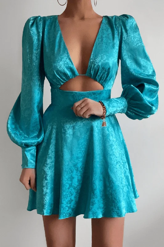 Rosalie Mini Dress - Aqua Gym