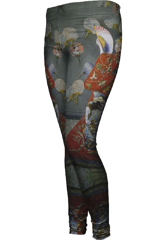 Monet -"Madame in Japanese Costume" (1875) Minimalist Women's Casual