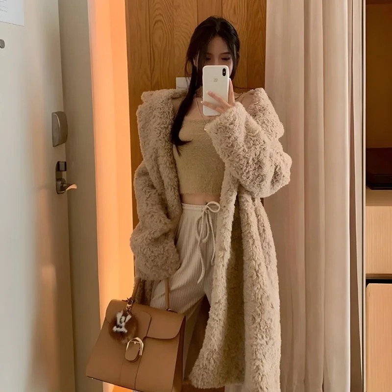 Teddy Coat Earthy Women's 
