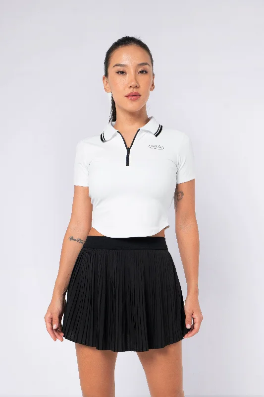 Courtside Polo Tee (2-Piece Top Only) Confident Women's High - fashion