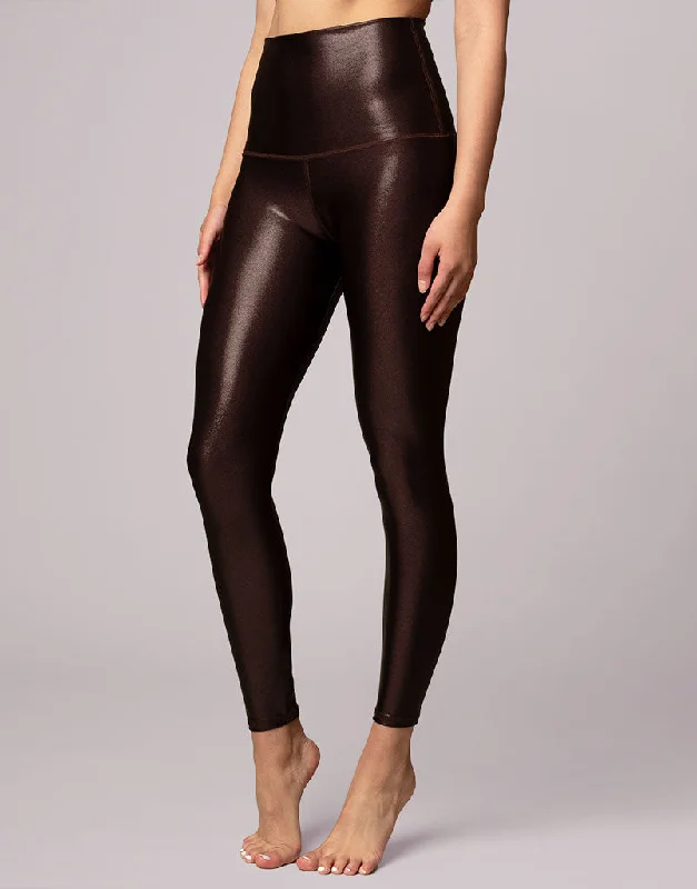 Chocolate Shimmer Legging Modern Women's Tech