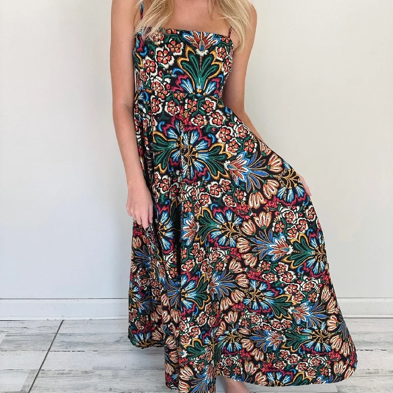 Rio Maxi Dress Sleek Women's Metallic