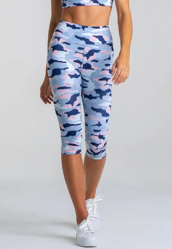 Impulse Crop Leggings mit hohem Bund - Camo Dynamic Women's High - energy