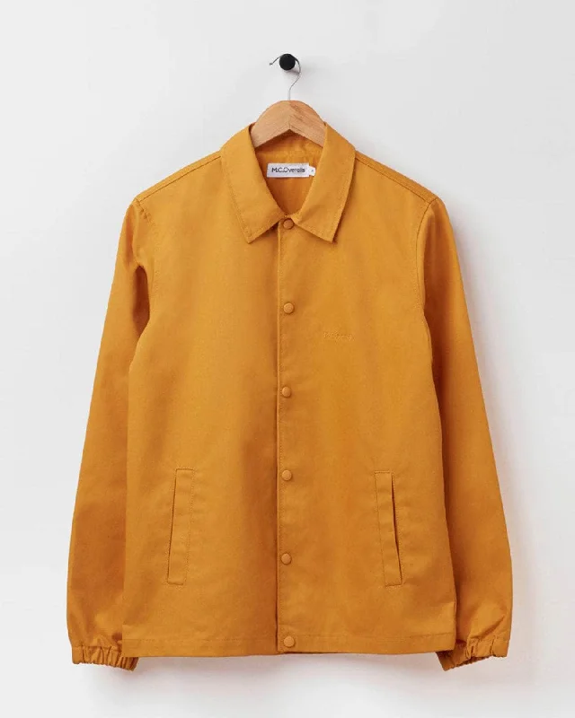Fitted Coach Jacket Mustard Yellow Vintage Women's 1970S 