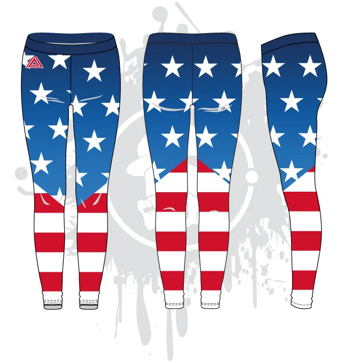 God Bless America Women's Leggings Cashmere