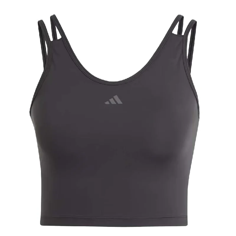 adidas - Women's Hiit Heat.Rdy Crop Tank Top (IM2652) Minimalist Women's Casual