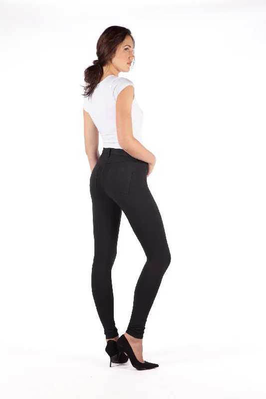 SWP 1419  (Ponte Skinny Jeans) Laid - back Women's Style
