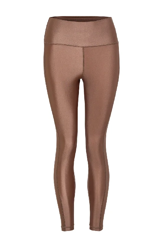 Bronze leggings Polished Women's Silk