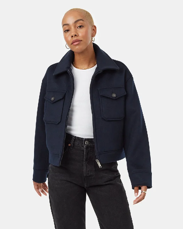 Wool Short Utility Jacket purpose