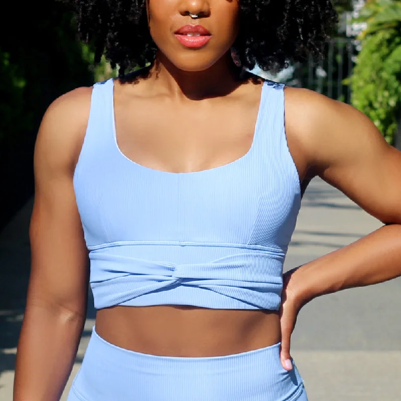 Forget Me Not Twist Front Sports Bra purpose