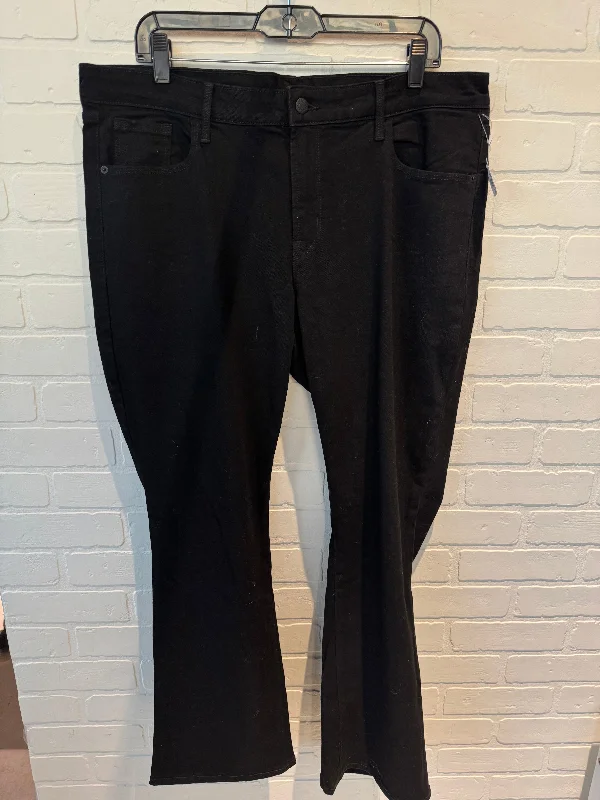 Jeans Straight By Old Navy In Black, Size: 16 Elegant Women's 
