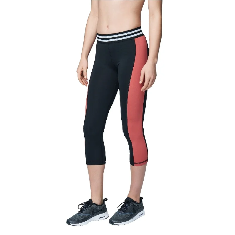 Aeropostale Womens Striped Compression Athletic Pants Athletic Women's High - 