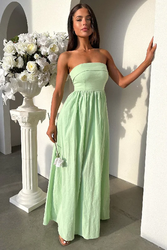 Cornell Maxi Dress - Sage Trendy Women's 