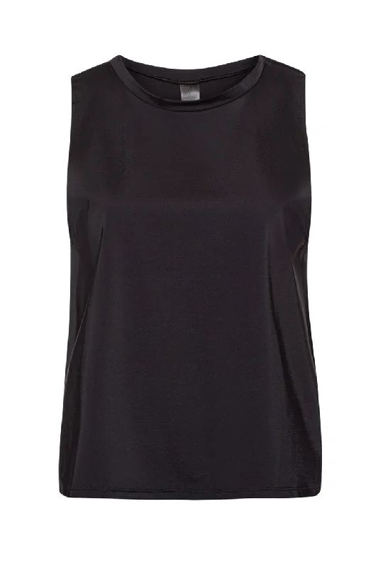 black tank top Polished Women's Silk