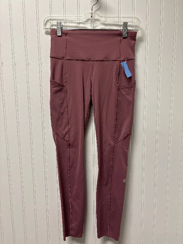 Athletic Leggings Capris By Lululemon In Purple, Size: S Artistic Women's Avant - 