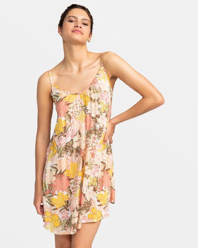 Spring Adventure Cover-Up Beach Dress - White Viva La Vida Sharp Women's Italian