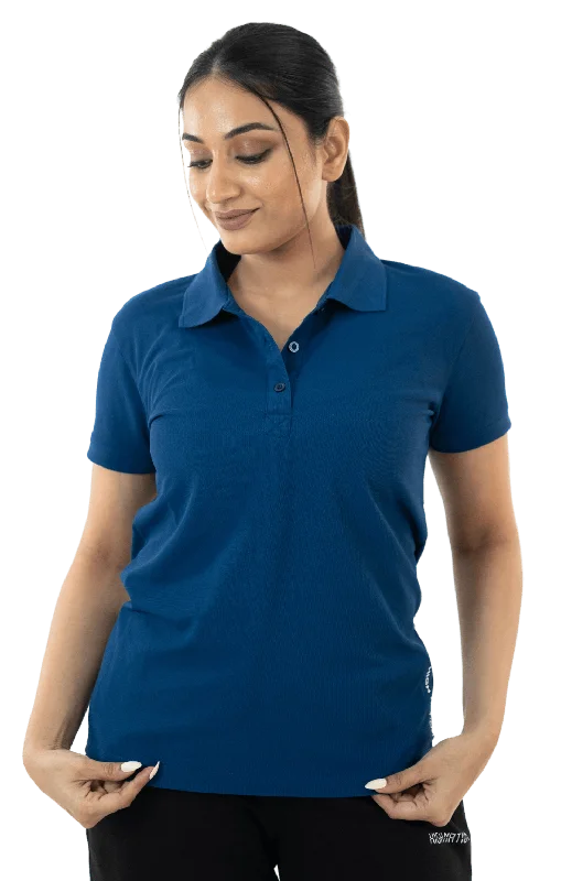Rama Blue Mars Polo Tee Relaxed Women's 