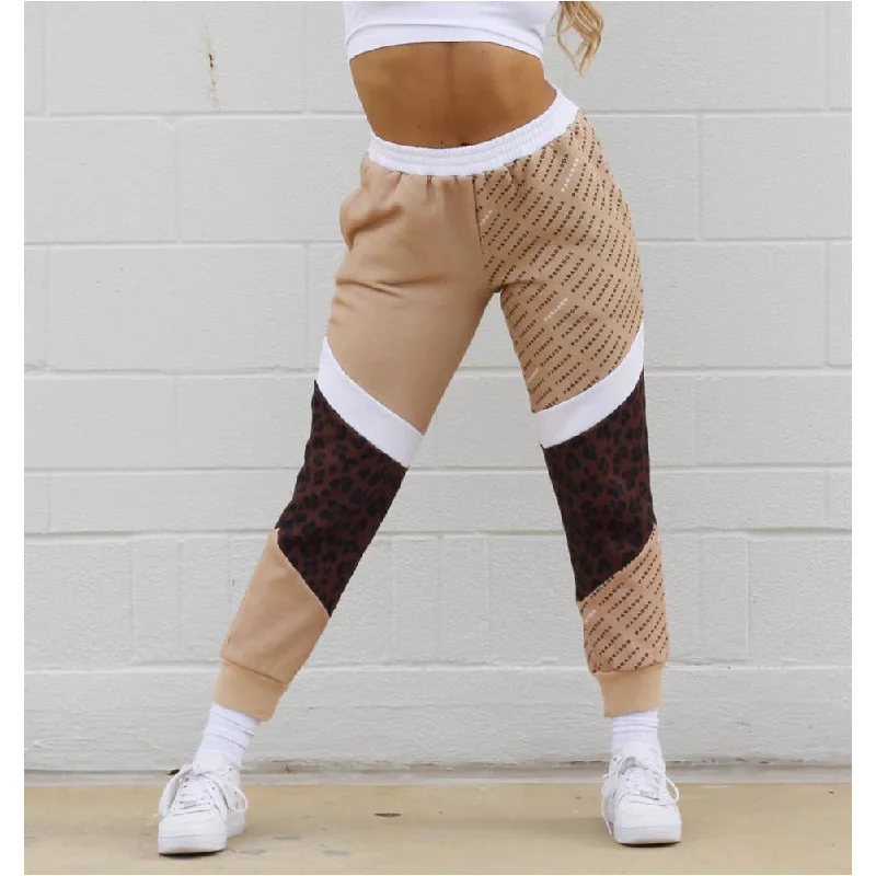 PARADOX Paneled Track Pant Monochromatic Office Style