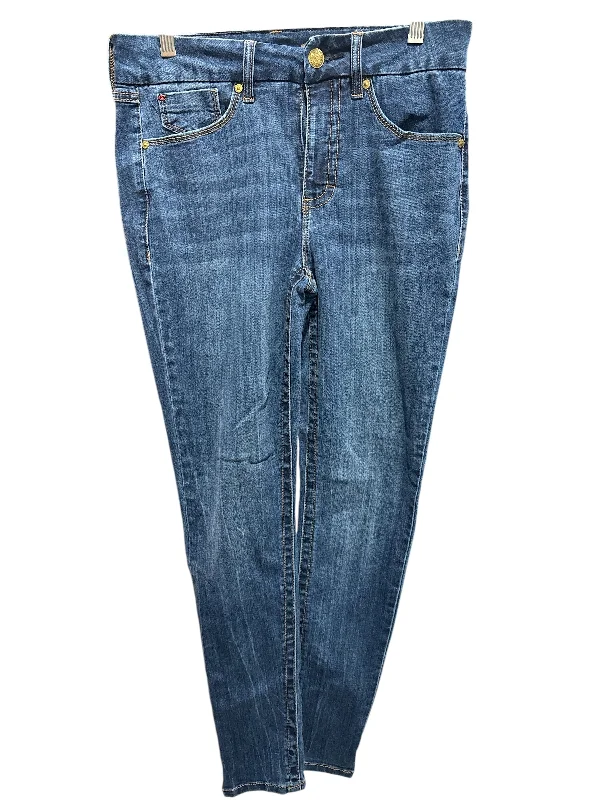Jeans Skinny By Seven 7 In Blue Denim, Size: 8 Contemporary 