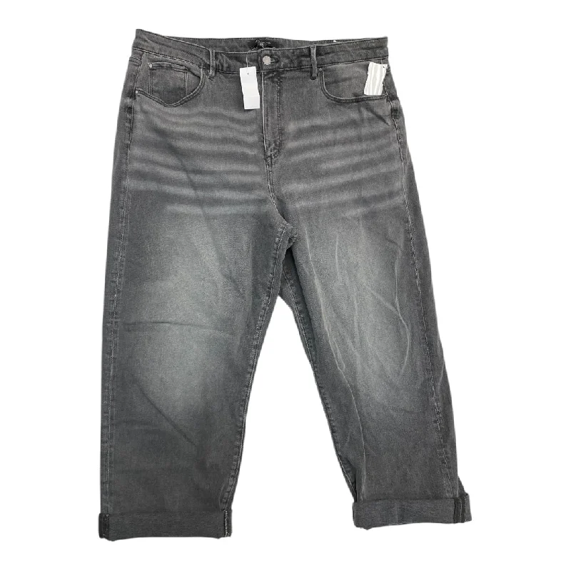 Jeans Boyfriend By Ann Taylor In Grey, Size: 16 Dynamic Women's High - energy
