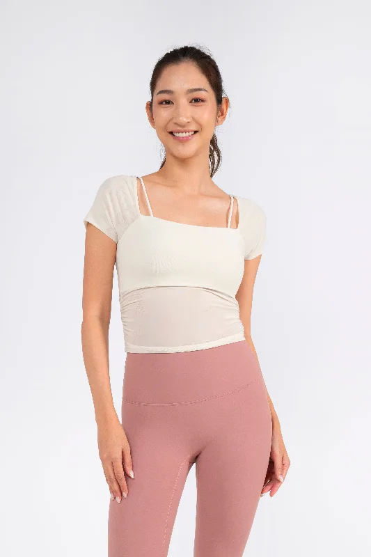 Radar Mesh Short Sleeve Practical Women's Quick - dry
