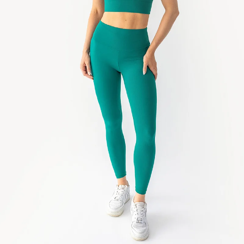 Pine Green Active Leggings Sharp Women's Italian