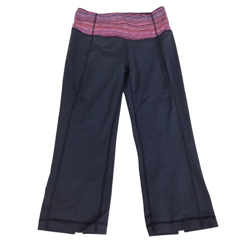 Athletic Leggings Capris By Lululemon In Navy, Size: 6 Australian Beach