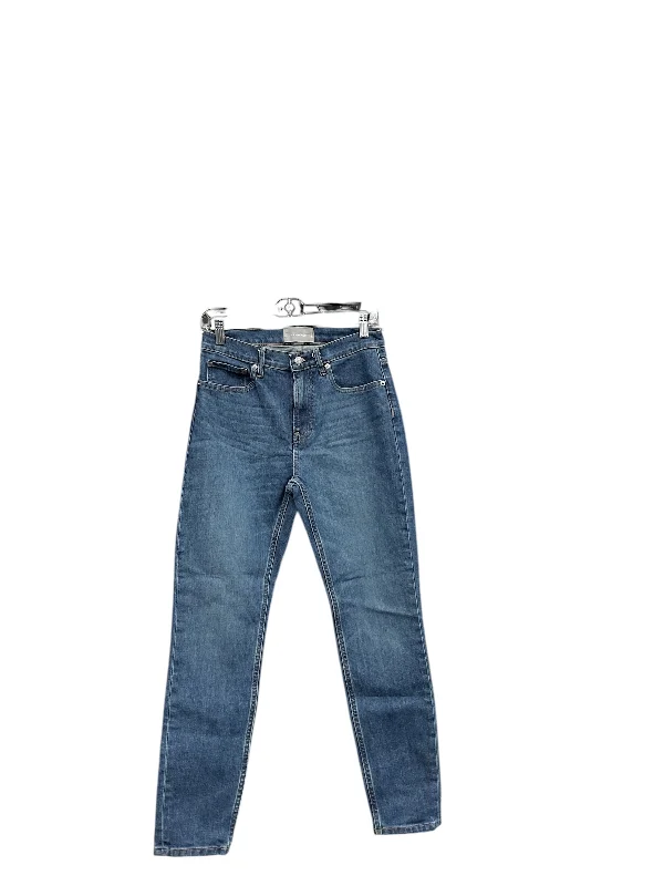 Jeans Skinny By Everlane In Blue Denim, Size: 6 Monochromatic Office Style