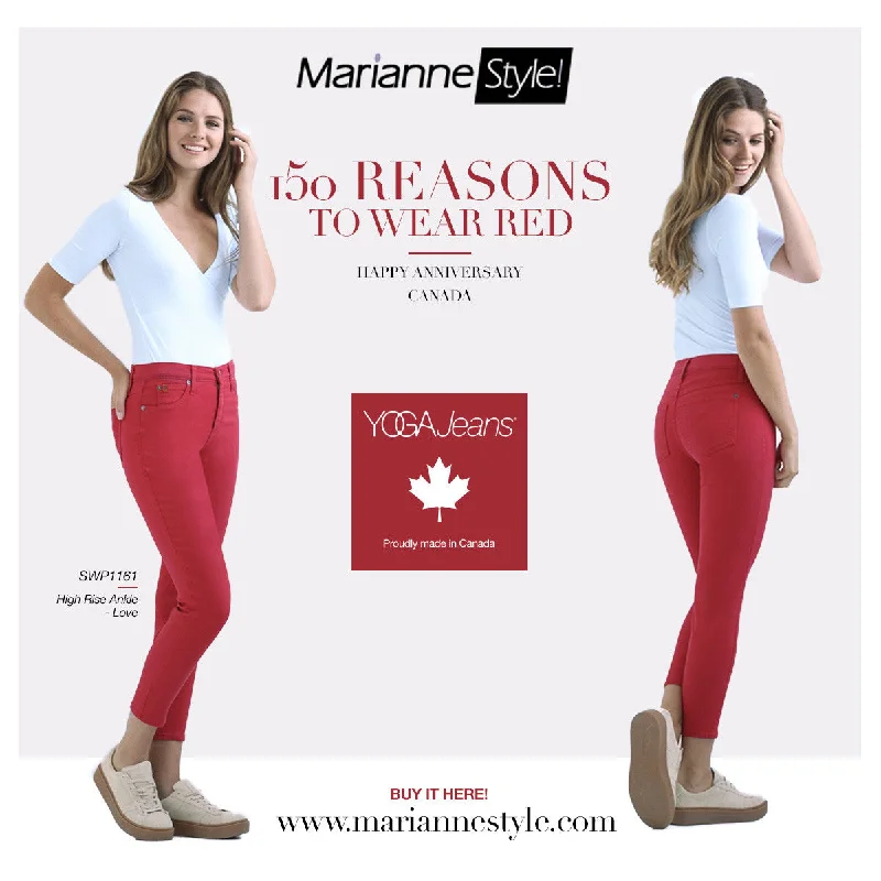 1161 (Red Ankle Jeans) Modern Women's 