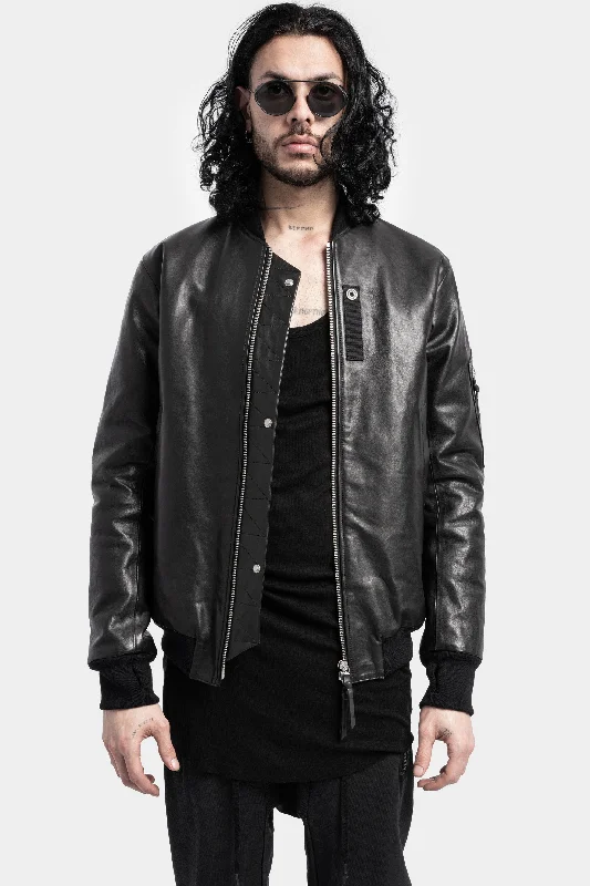 J3 - Horse leather bomber jacket Street