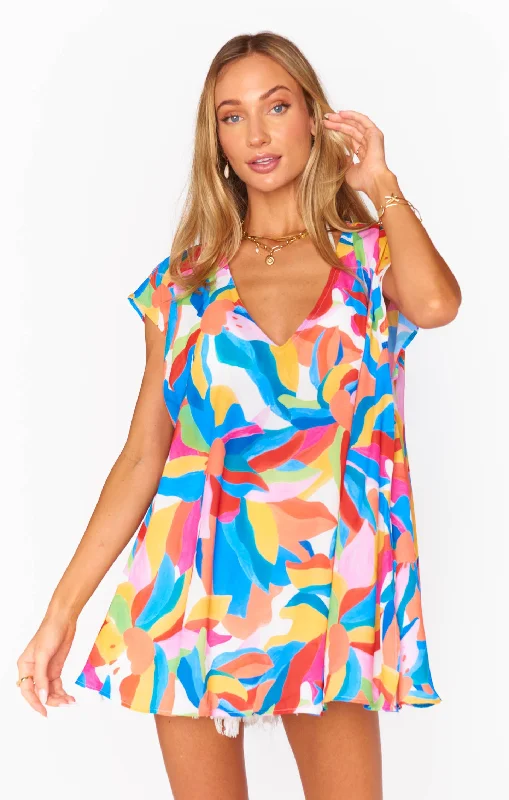 Tabby Tunic ~ Rainbow Pop British Gentlewoman Style