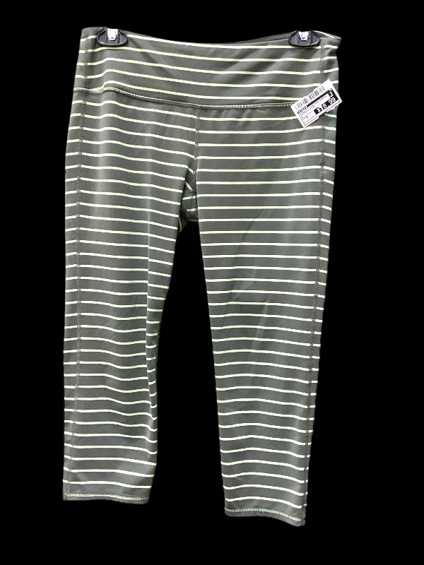 Athletic Leggings Capris By Athleta In Striped Pattern, Size: M Luxurious Women's High -  end