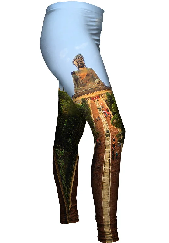 Hong Kong Giant Buddha On Lantau Bold Women's Statement