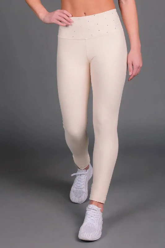 Legendary Legging in Beige Crystal European