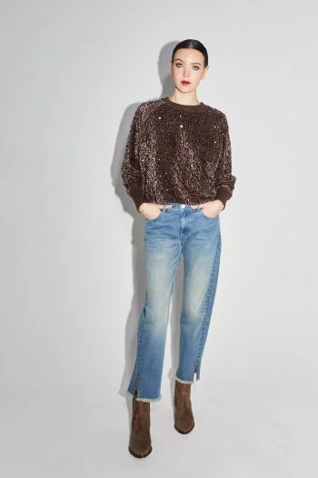 Imprevu Alex Straight Used Blue Denim Bohemian Women's Free