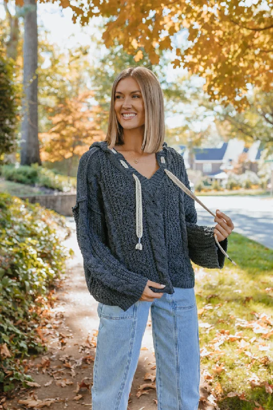 Dark and Stormy Sweater Sustainable Organic