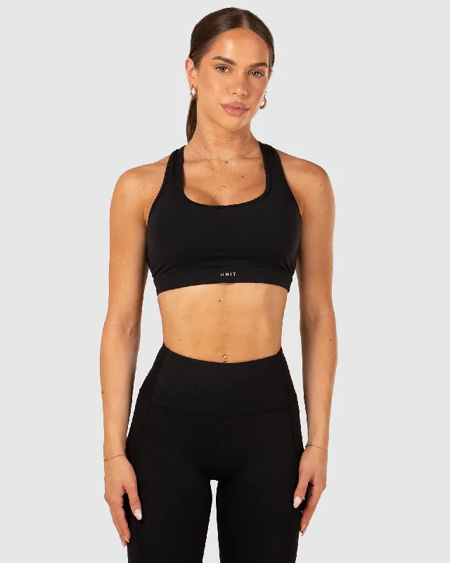 UNIT Ladies Energy Support Activewear Sports Bra garde