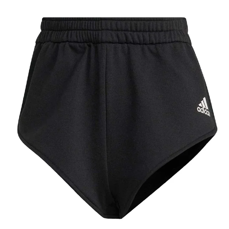 adidas - Women's Hyperglam Mini Shorts (HG5976) Monochromatic Office Style