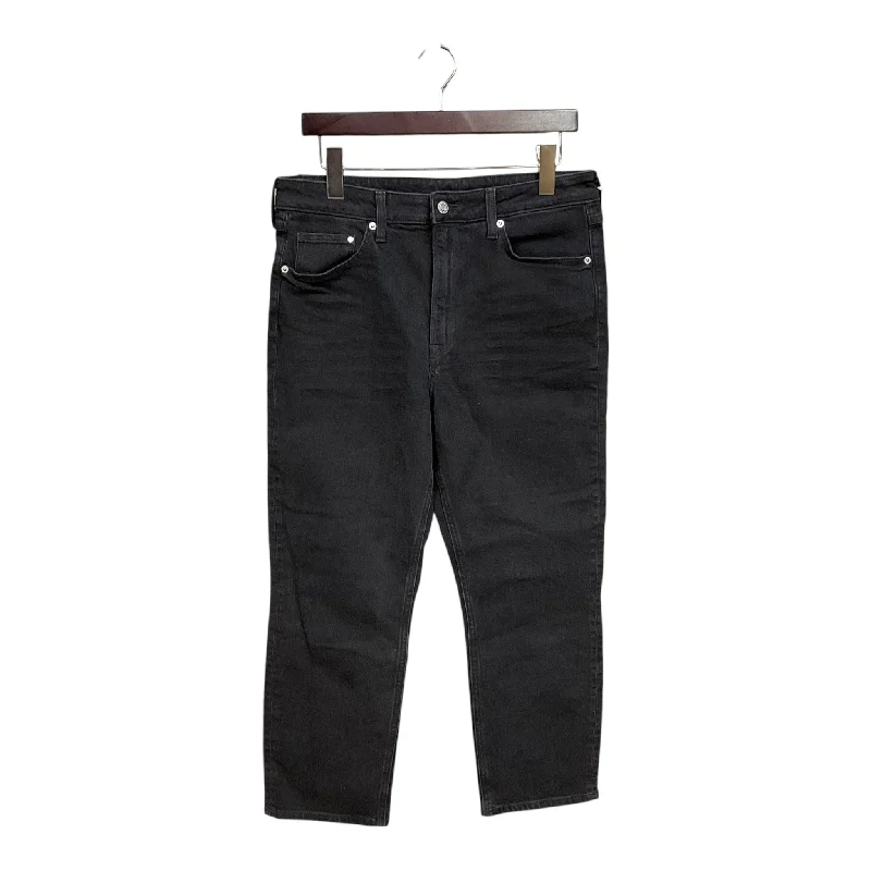 Jeans Straight By H&m In Black, Size: 10p Sharp Women's Italian